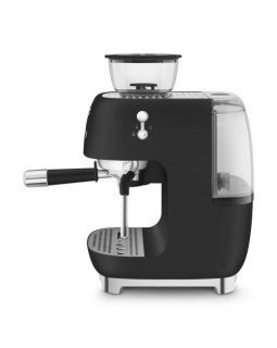 Espresso kohvimasin kohviveskiga smeg, 50`ndate stiil, matt must-foto5