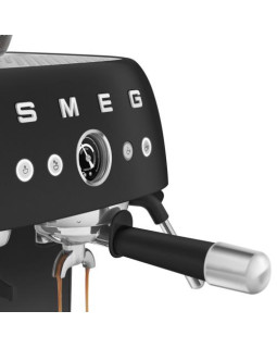 Espresso kohvimasin kohviveskiga smeg, 50`ndate stiil, matt must-foto6
