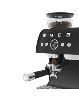 Espresso kohvimasin kohviveskiga smeg, 50`ndate stiil, matt must-foto7