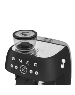 Espresso kohvimasin kohviveskiga smeg, 50`ndate stiil, matt must-foto8