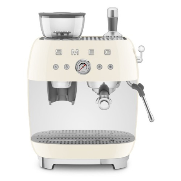 Espresso kohvimasin kohviveskiga smeg, 50`ndate stiil, kreem Köögitehnika