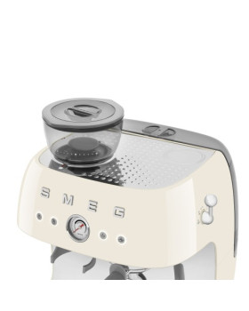 Espresso kohvimasin kohviveskiga smeg, 50`ndate stiil, kreem-foto7