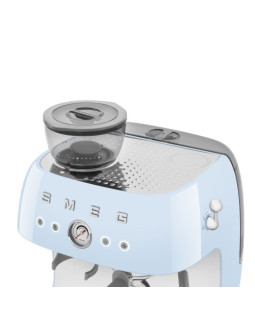 Espresso kohvimasin kohviveskiga smeg, 50`ndate stiil, pastellsinine-foto7