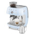 Espresso kohvimasin kohviveskiga smeg, 50`ndate stiil, pastellsinine Köögitehnika