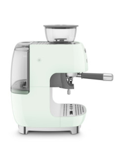 Espresso kohvimasin kohviveskiga smeg, 50`ndate stiil, pastellroheline-foto3