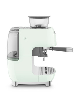 Espresso kohvimasin kohviveskiga smeg, 50`ndate stiil, pastellroheline-foto3