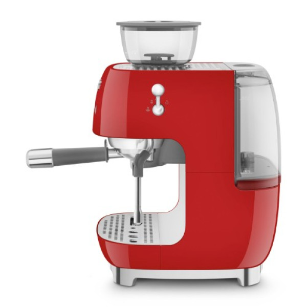 Espresso kohvimasin kohviveskiga smeg, 50`ndate stiil, punane Köögitehnika