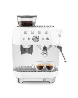 Espresso kohvimasin kohviveskiga smeg, 50`ndate stiil, valge-foto8