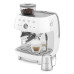 Espresso kohvimasin kohviveskiga smeg, 50`ndate stiil, valge Köögitehnika