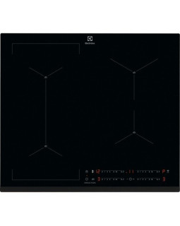 Pliidiplaat electrolux, 4 x induktsioon, 60 cm, faasitud esiserv, must