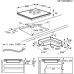 Pliidiplaat electrolux, 4 x induktsioon, 60 cm, hob2hood, saphirmatt se, lõigatud servad