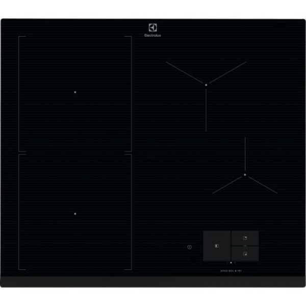 Pliidiplaat electrolux, 4 x induktsioon, flexi tsoon, 60 cm, hob2hood, faasitud esiserv, must Kodumasinad