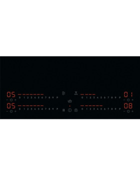 Pliidiplaat electrolux, 4 x induktsioon, 78 cm, faasitud esiserv, must-foto2