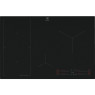 Pliidiplaat electrolux, 4 x induktsioon, 77 cm, hob2hood, matt must, lõigatud servad