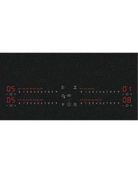 Pliidiplaat electrolux, 4 x induktsioon, 77 cm, hob2hood, matt must, lõigatud servad-foto2