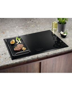 Pliidiplaat electrolux, 5 x induktsioon, 78 cm, must, faasitud esiserv-foto3