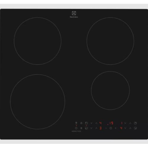 Pliidiplaat electrolux, 4 x induktsioon, 60 cm, matt must