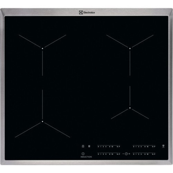 Pliidiplaat electrolux, 4 x induktsioon, 58 cm, must, rv raamiga Kodumasinad