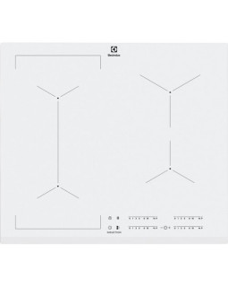 Pliidiplaat electrolux, 4 x induktsioon, 60 cm, valge, faasitud esiserv