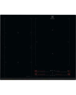 Pliidiplaat electrolux, 4 x induktsioon, 60 cm, must, faasitud esiserv