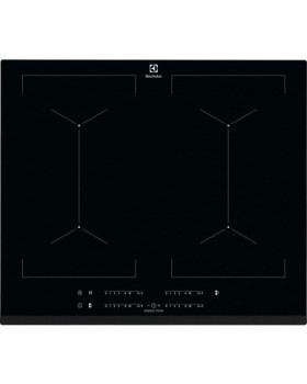 Pliidiplaat electrolux, 4 x induktsioon, 60 cm, must, faasitud esiserv