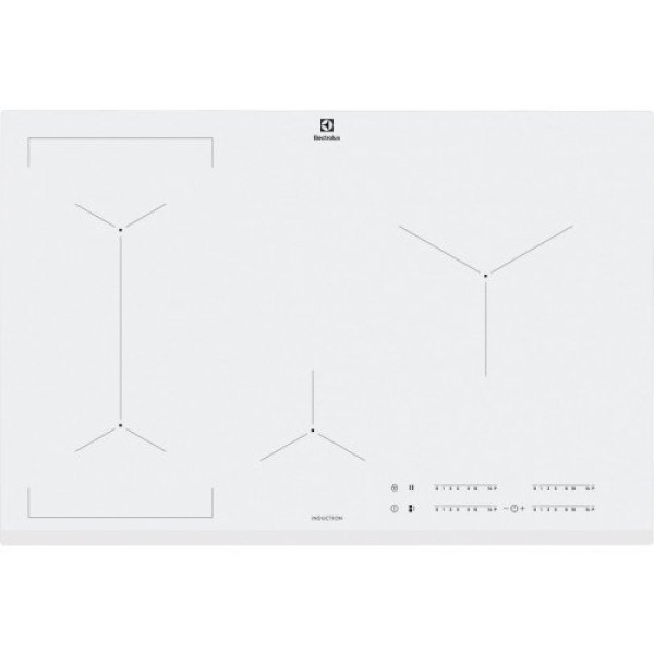 Pliidiplaat electrolux, 4 x induktsioon, 78 cm, valge, faasitud esiserv Kodumasinad