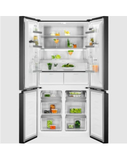 Külmik electrolux, side-by-side, 190 cm, 343/179 l, 39 db, puutetundlik, nofrost, läikiv must-foto2