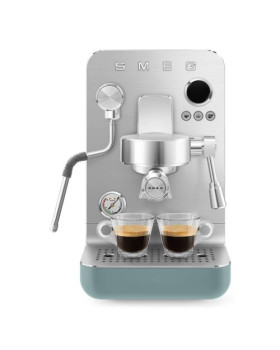 Espresso kohvimasin smeg, 50`ndate stiil, smaragdroheline-foto4