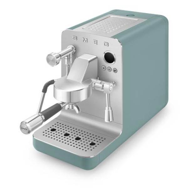 Espresso kohvimasin smeg, 50`ndate stiil, smaragdroheline