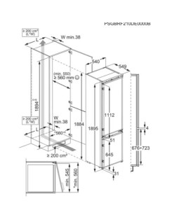 Külmik electrolux 800, integreeritav, 188 cm, 35 db, valge-foto6