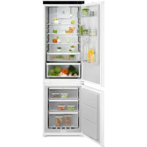 Külmik electrolux, integreeritav, 177,2 cm, 186/62 l, 37db, nofrost, valge