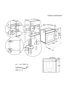 Auru-kombiahi electrolux, 70 l, auruprogrammid, aurupuhastus, must-foto5