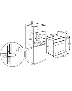 Ahi electrolux, 72 l, katalüüs, aurufunktsioon, must/rv teras-foto5