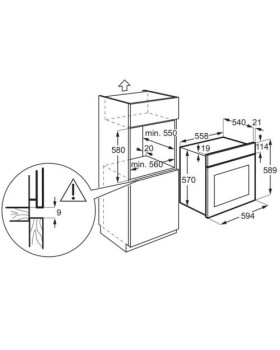 Ahi electrolux, 72 l, katalüüs, aurufunktsioon, must/rv teras-foto5