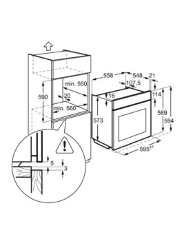 Ahi electrolux, steambake 600, 72 l, pürolüüs, must/rv teras-foto5