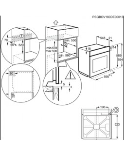 Ahi electrolux, 72 l, a+, pürolüüs, must/rv teras-foto5
