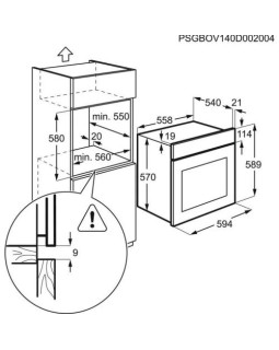 Ahi electrolux, 72 l, pürolüüs, must-foto5