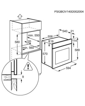 Ahi electrolux, 72 l, pürolüüs, must-foto5