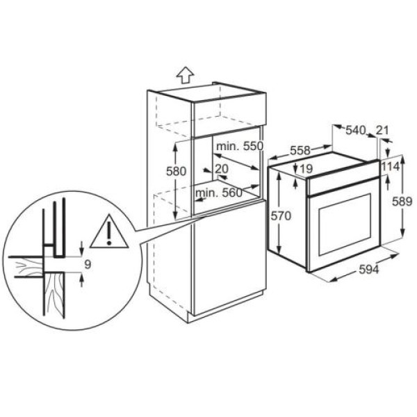 Ahi electrolux, 65 l, a, aurupuhastus, must