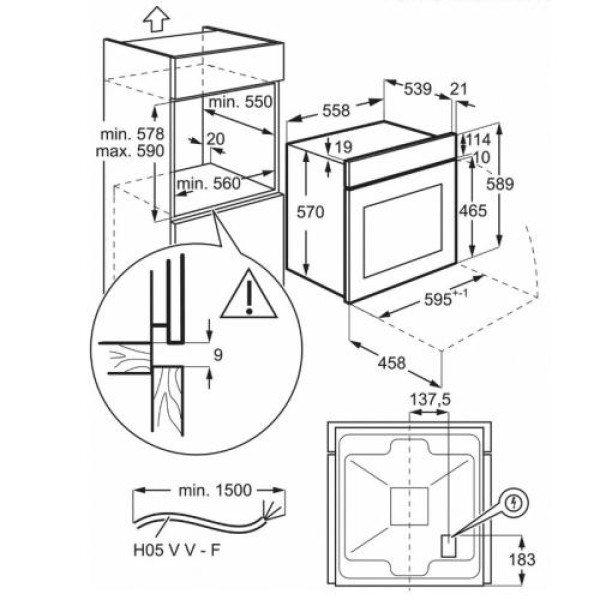 Ahi electrolux, 65 l, katalüüs, valge
