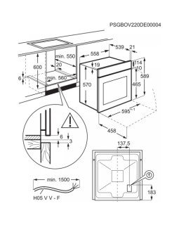 Ahi electrolux, surroundcook 600, 65 l, pürolüüs, must/rv teras-foto4