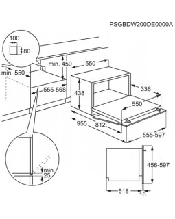 Kompakt-nõudepesumasin electrolux, lauapealne, h 44 cm, 52 db, valge-foto5
