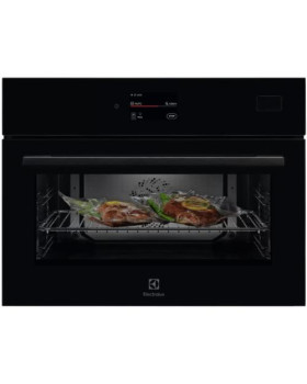 Kompakt auruahi, electrolux, h 45 cm, must