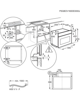 Kompakt mikro-kombiahi electrolux, int, 43 l, 1000 w, must/rv-foto3