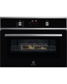 Kompaktne ahi-mikrolaineahi, electrolux, h 45 cm, must/rv-teras