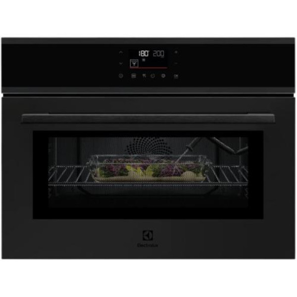 Kompakt mikrolaineahi, electrolux, h 45 cm, matt must