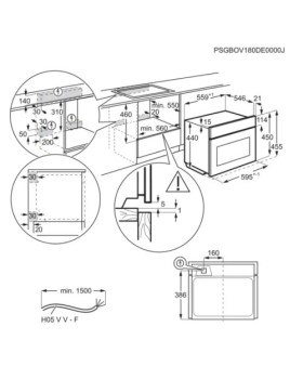 Mikrolaineahi electrolux, integreeritav, 42 l, 1000 w, valge-foto6