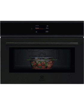 Kompakt mikrolaineahi, electrolux, h45 cm, matt must