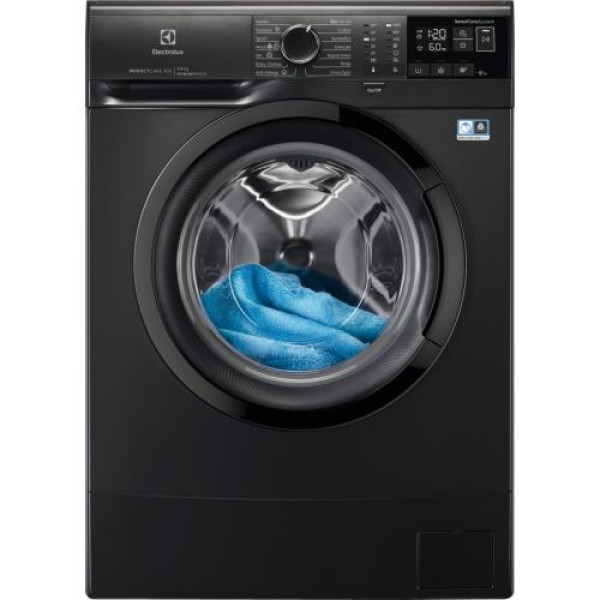 Pesumasin electrolux, eestlaetav, 6 kg, 1000 p/min, must