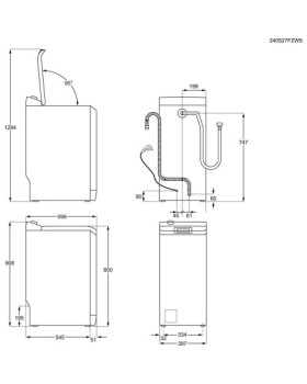 Pesumasin electrolux, pealtlaetav, 6 kg, 1200 p/min, valge-foto2